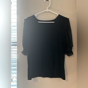 Black Vneck Sweater tee